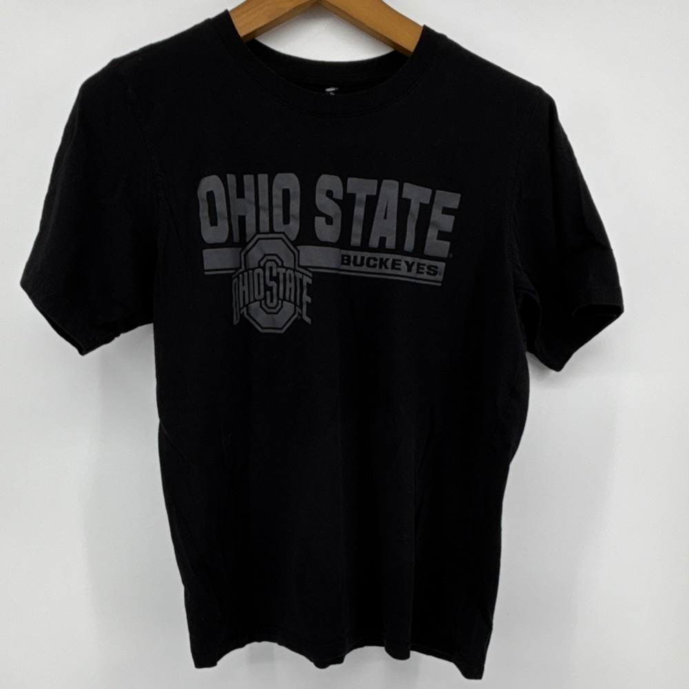 Colosseum Men's Ohio State Buckeyes Black T-Shirt Size‎ L NCAA Fan Apparel